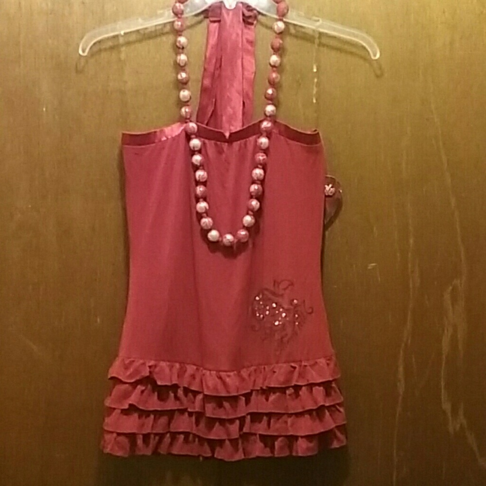 Apple bottom halter top